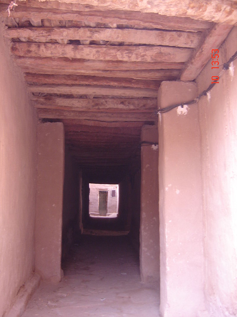 Couloir dans le ksar de Beni Ounif