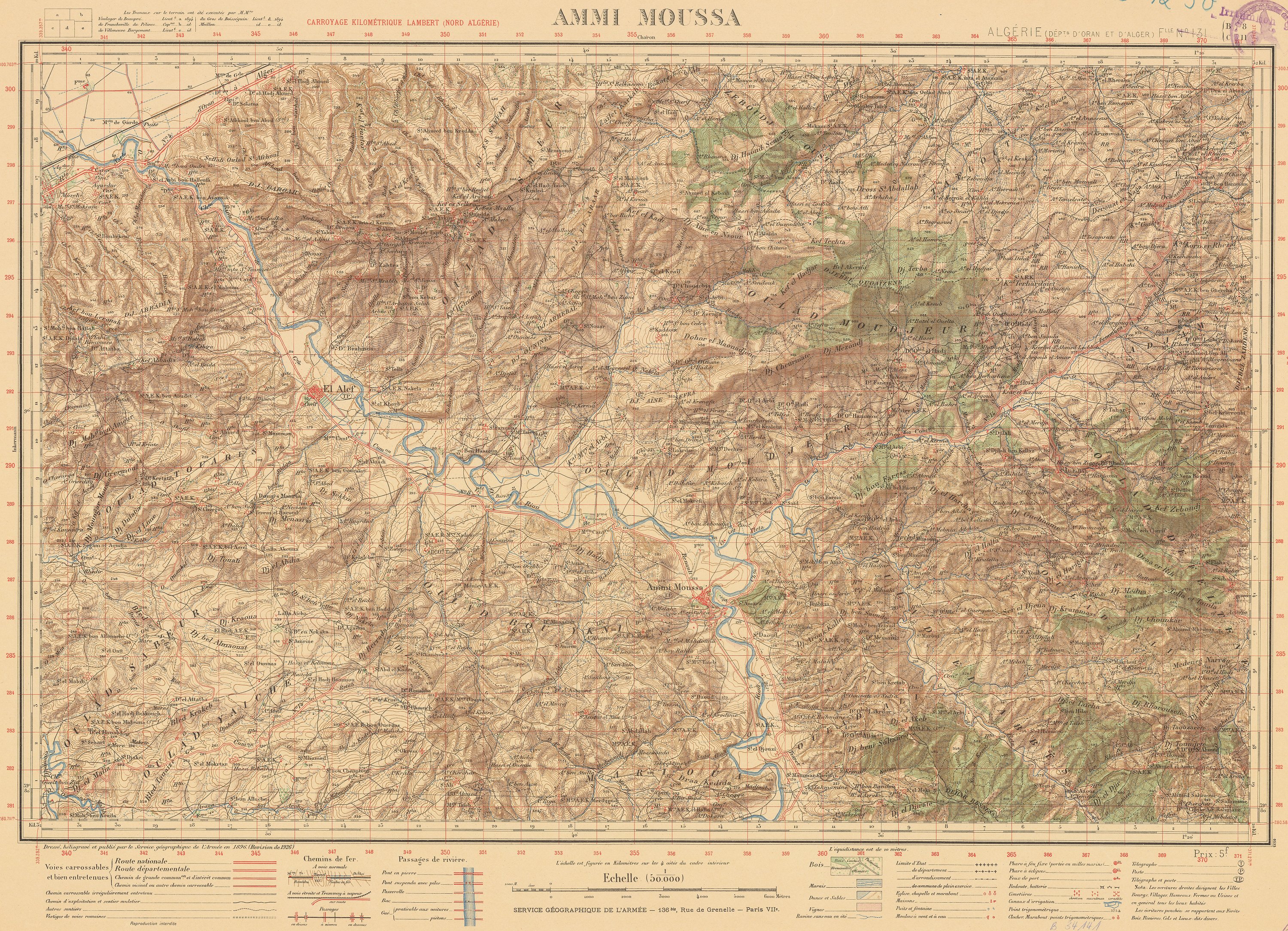 Carte de Ammi Moussa