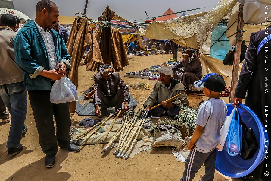 Vendeurs ambulants de khizrana 'cannes et batons) - Waada Sidi khlifa, El kheither 2017