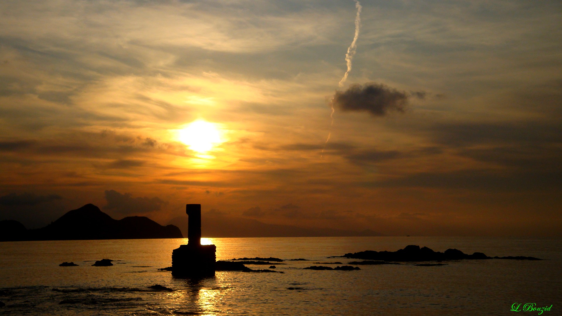 Coucher de soleil au mois de septembre