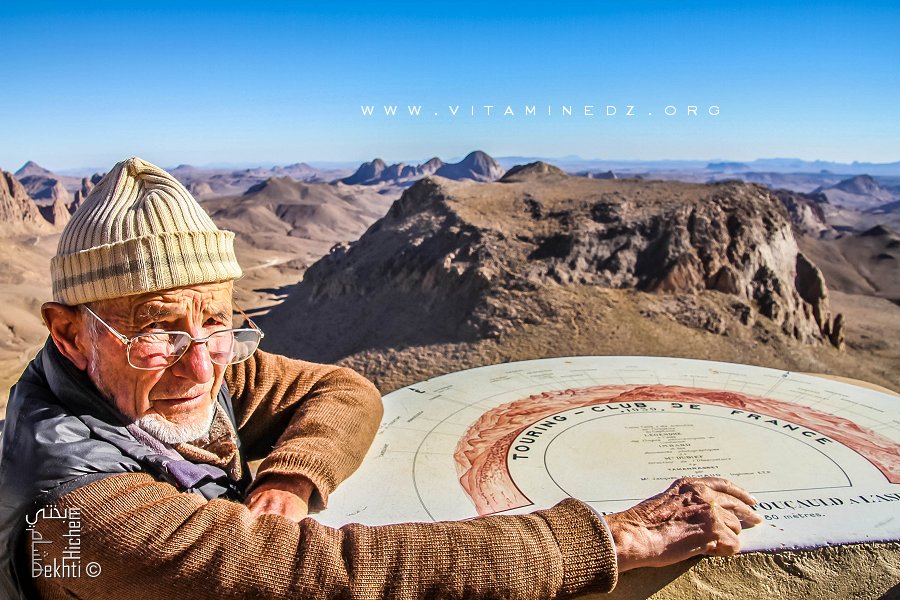 Assekrem, le père Edouard à l'Ermitage du père Foucauld