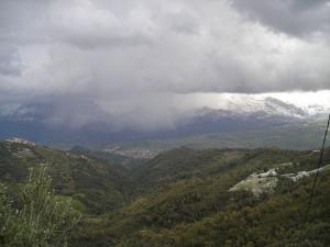 un orage qui passe dans la daira de ouacif
