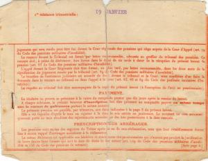 brevet de pension de hadj eddine boucif en 1956