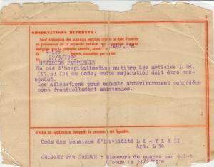 brevet de pension de hadj eddine boucif en 1956