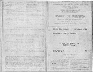 brevet de pension de hadj eddine boucif en 1979