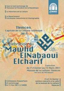 Du 14 au 16 Février 2011  « Tlemcen 2011, Un Mawlid pas comme les autres… »
