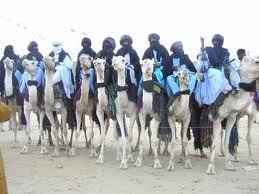 صورة لقافلة من الجمال ببرج باجي مختار - ادرار