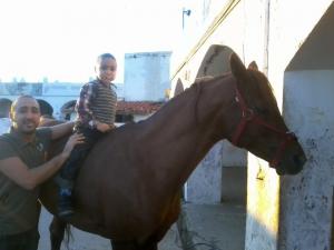 moi et mon fils a centre équestre de ZERALDA