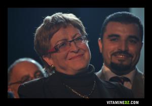 Madame la Ministre de la Culture avec le Directeur de la Culture de Tlemcen Miloud Hakim
