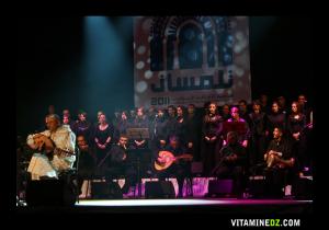 Tewfik Benghabrit avec le coeur de l'Orchestre Symphonique Nationale