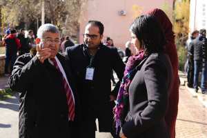 Le maire de Tlemcen à l'Hommage à Mehdi Elias Moulessehoul ... un hymne à la vie
