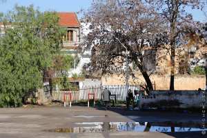 Voie ferré de Tlemcen, passage piétons non protégé