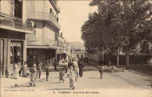 Tlemcen, rue Sidi Belabbes ...