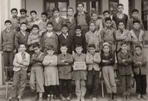 Ecoles d'Ain-Bessem en 1956