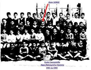 Ecole Caussemille  Alger/Belcourt/Le Hamma cm1 ou cm2