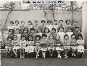 Ecole Liberté Alger en 1959