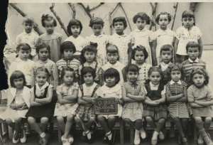1956 Ecole de la Liberté rue de la liberté à Alger Classe de CP