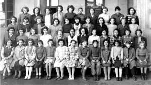 Oran 1950 : Ecole Lamoricière, Classe de 6°, Directrice Madame BLANCHARD