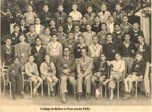 Collège Ardaillon à Oran année 52/53
