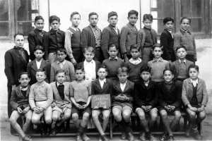 Ecole de Boufarik CLASSE DE  CERTIF  A BOUFARIK - BLIDA EN 1946