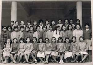 Ecole primaire de Cheragas le 22 février 1960 Classe CM2 et Certificat fin d'Etudes