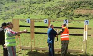 Tir au fusil de chasse