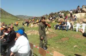 Tir au fusil de chasse