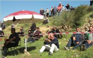 Tir au fusil de chasse