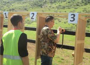 Tir au fusil de chasse