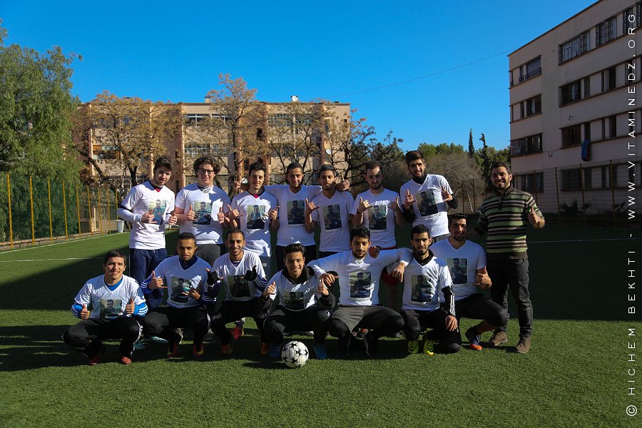 Partie de foot en Hommage à Mehdi Elias Moulessehoul ... un hymne à la vie