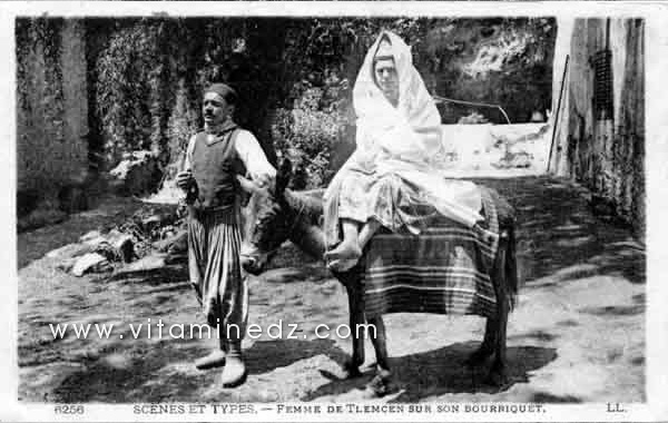 Femme de Tlemcen sur son bourriquet !!!
