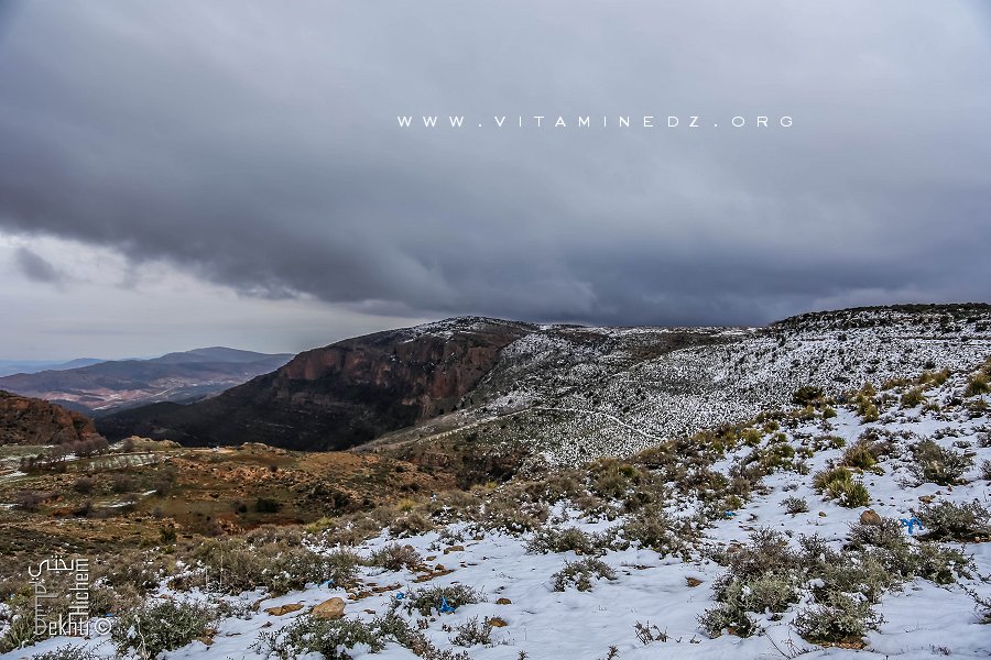 Les falaises d'El Ourit vue des montagnes de Terny ... Essta7