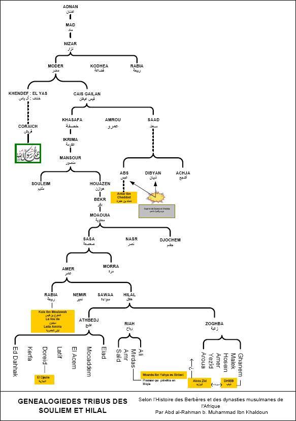 Genealogie banou hillal banou souleim