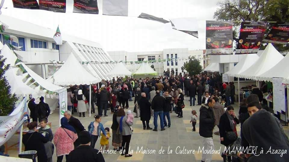 Clôture de la 1ère édition de la restauration d'Azazga, au niveau de l'annexe de la Maison de la Culture Mouloud MAMMERI à Azazga