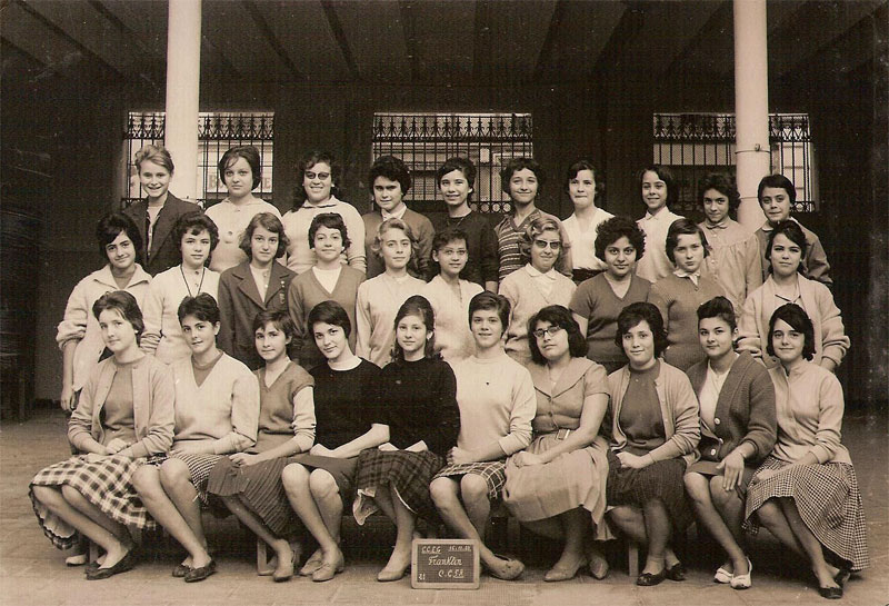 Ecole FRANKLIN d'ALGER en Novembre 1960
