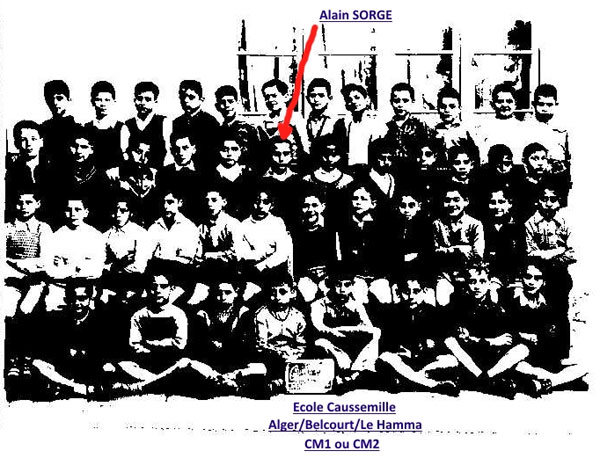Ecole Caussemille  Alger/Belcourt/Le Hamma cm1 ou cm2
