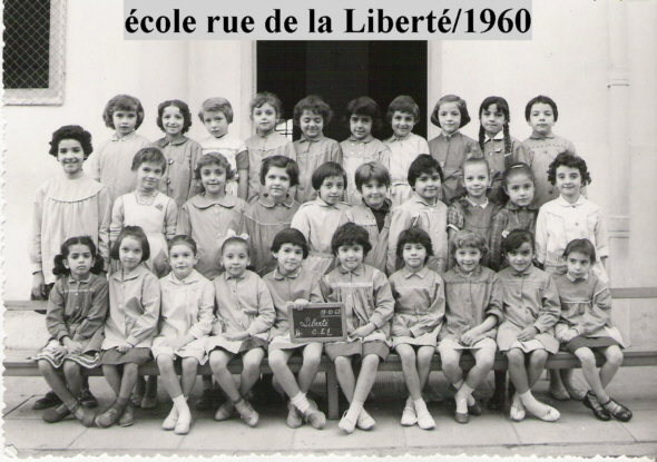 Ecole Liberté Alger en 1960