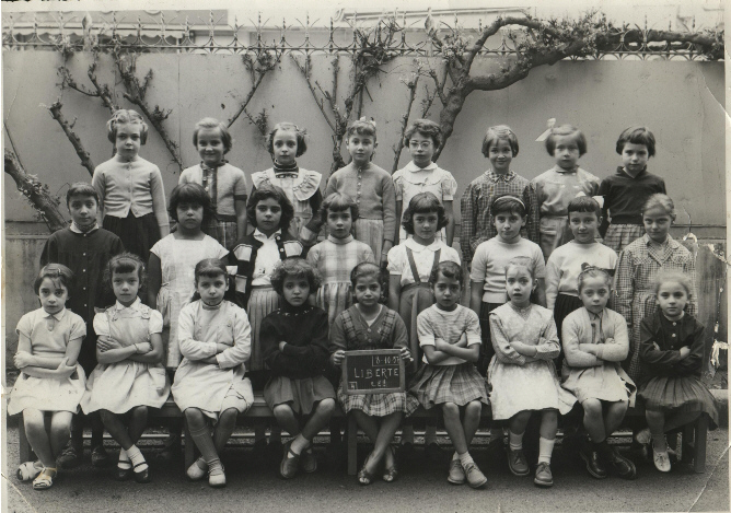 Ecole de la Liberté rue de la liberté à Alger 1957