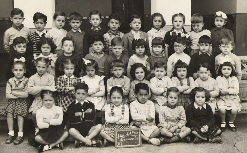 Ecole Normandie à Bab-el-oued Alger 1954