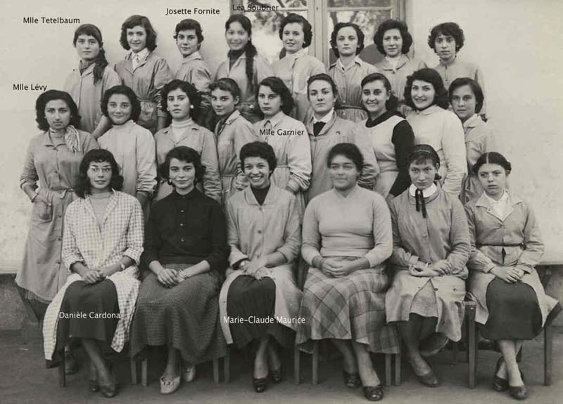 1956 ECOLE YUSUF A ALGER - classe des filles