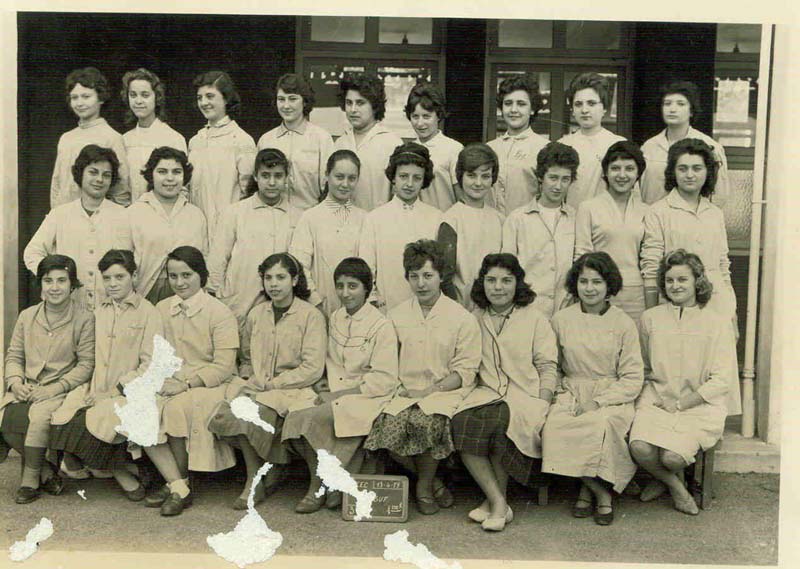 1959 ECOLE YUSUF A ALGER - classe des filles