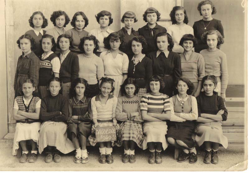 Ecole Daguerre année 49/50 classe fin d'étude