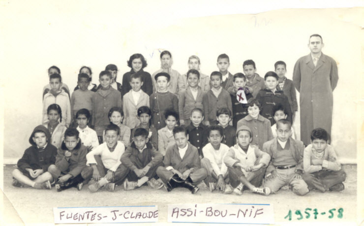 Ecoles d'Assi-bou-nif à Oran 1957/1958