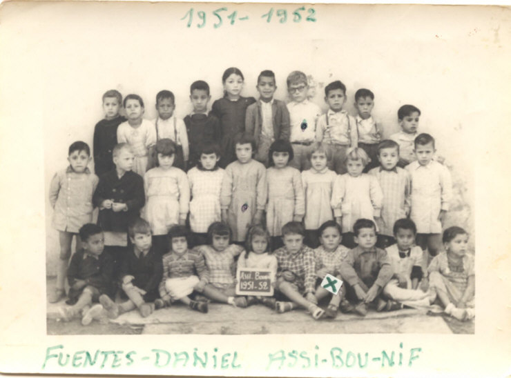 Ecoles d'Assi-bou-nif à Oran 1951/1952