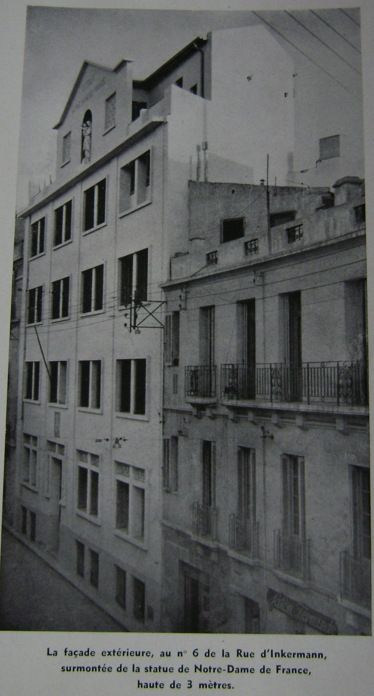 Collège notre Dame de France rue Inkerman à Oran