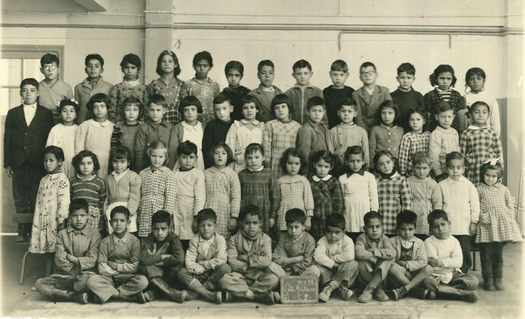 École Favier à Beaulieu - Alger, CP-29 janvier 1955