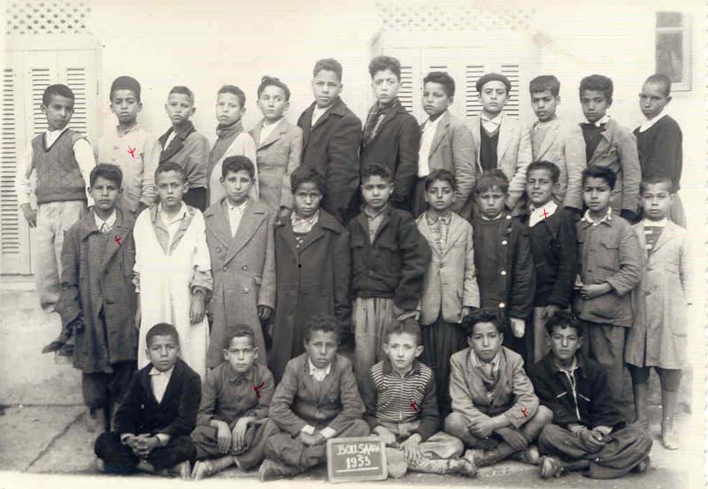 ECOLE PRIMAIRE LUCIEN CHALLONS DE BOUSAÂDA 1952 à 1953