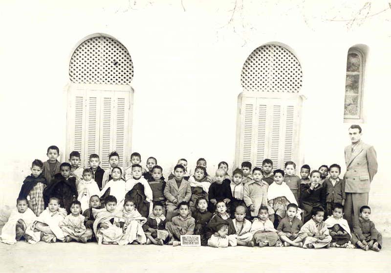 ECOLE PRIMAIRE LUCIEN CHALLONS DE BOUSAÂDA 1953 a 1954