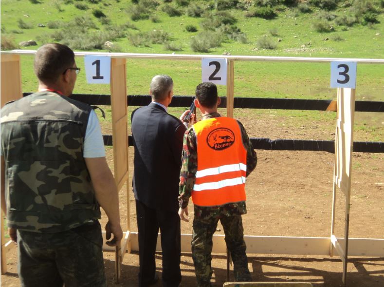 Tir au fusil de chasse