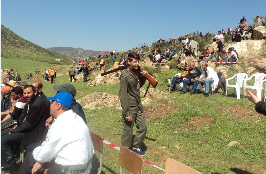 Tir au fusil de chasse